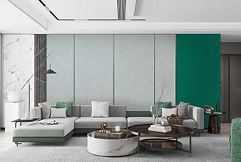 潮州轻奢风格-客厅