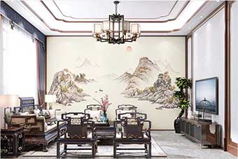 潮州森佰汇航空纤维墙咔(巴山蜀水)