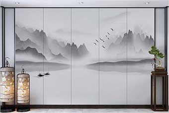 潮州森佰汇航空纤维（山水画系列）